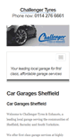 Mobile Screenshot of garageservicessheffield.co.uk